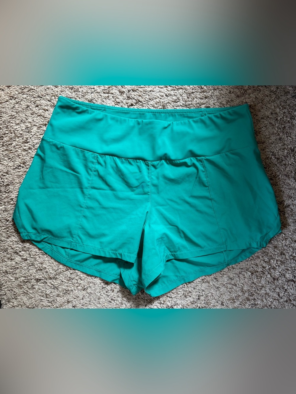 Constantly Varied Gear Teal Athletic Running Shorts